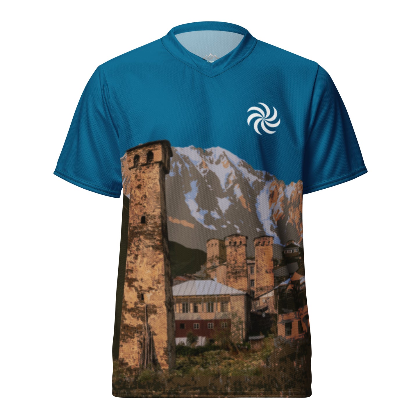 Svan -Sport mit Allover-Druck