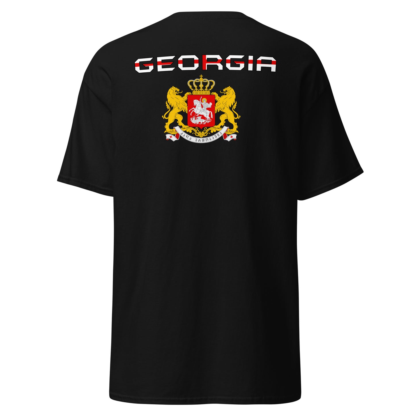 georgien -T-Shirt Strickerei & Siebdruck