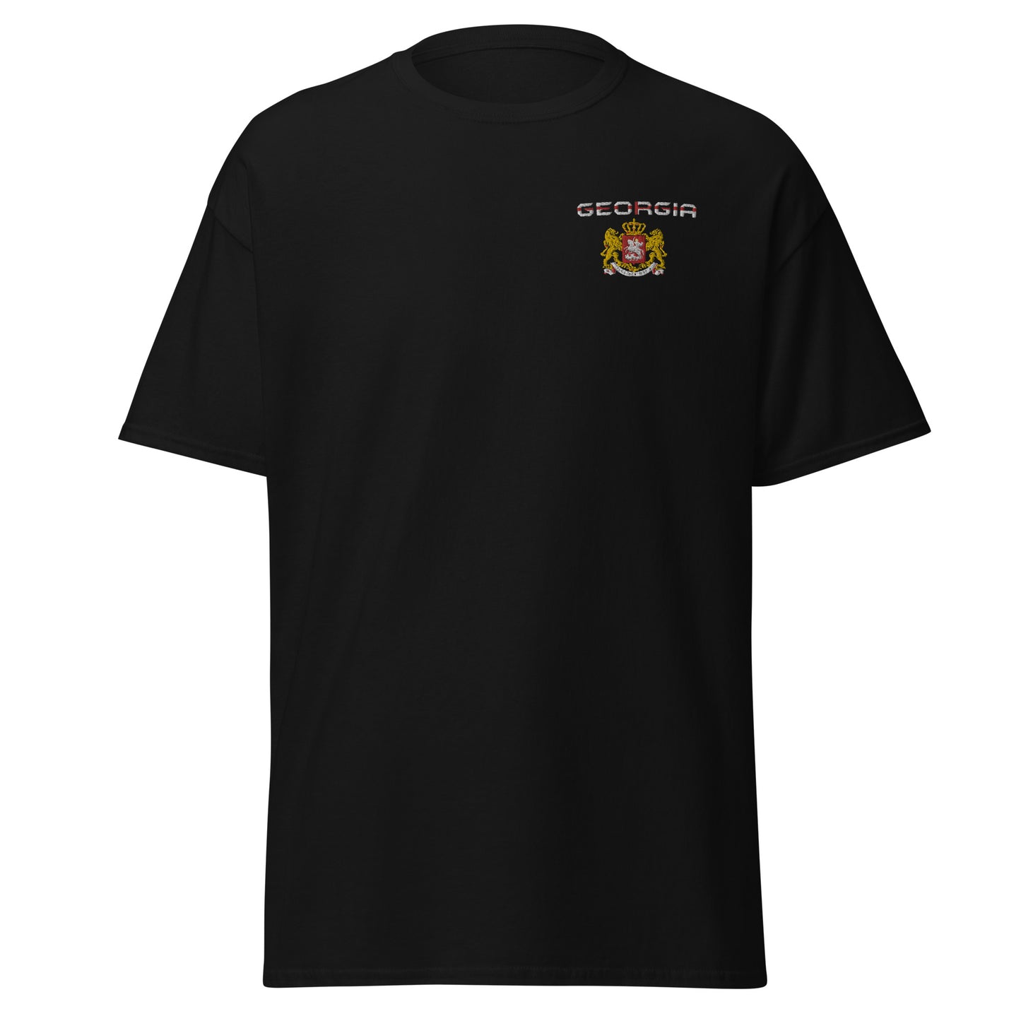 georgien -T-Shirt Strickerei & Siebdruck