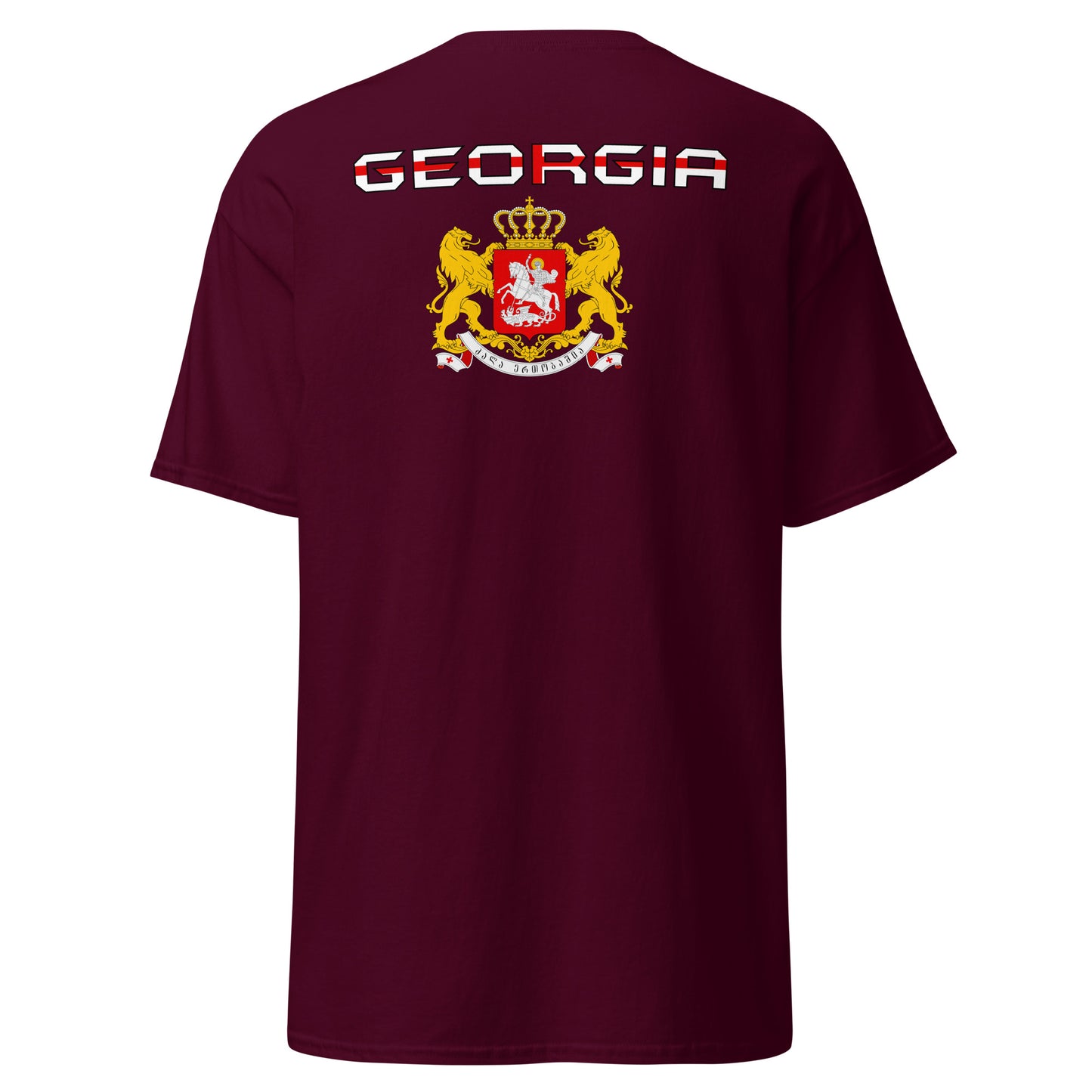 georgien -T-Shirt Strickerei & Siebdruck