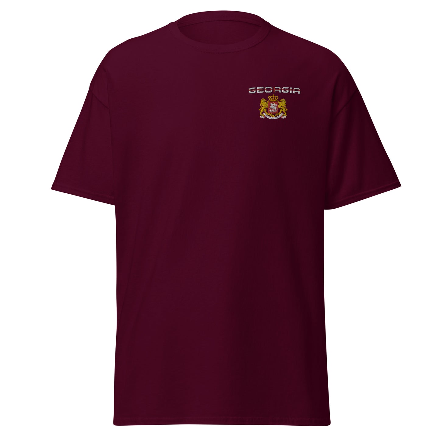 georgien -T-Shirt Strickerei & Siebdruck