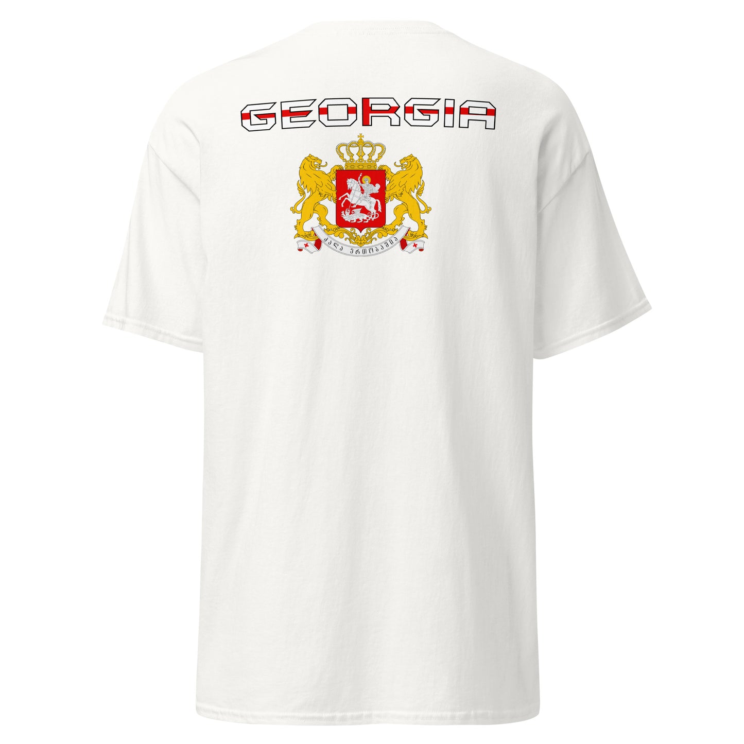 georgien -T-Shirt Strickerei & Siebdruck