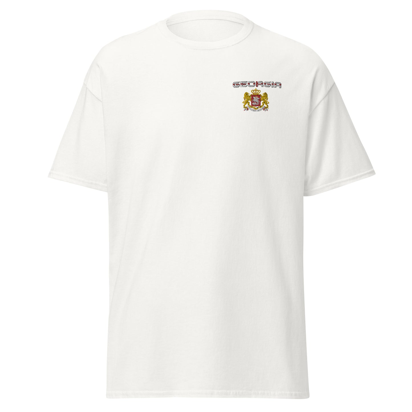 georgien -T-Shirt Strickerei & Siebdruck